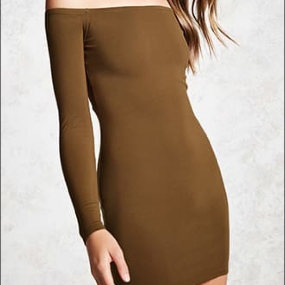 Off-the-Shoulder Bodycon Dress